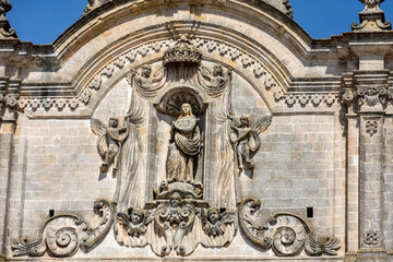 Fototapeta na wymiar Church of Saint Francis of Assisi in Matera. Italy