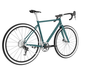 Obraz premium Fast bike isolated on transparent background. 3d rendering - illustration