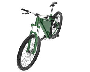 Fast bike isolated on transparent background. 3d rendering - illustration