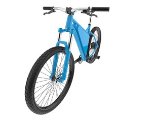 Fast bike isolated on transparent background. 3d rendering - illustration