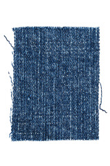 Denim patch isolated