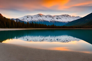 landscape photo in the foreground