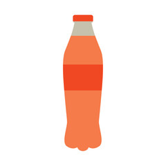 orange soda color icon vector illustration