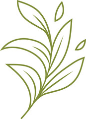 Leaf Element Outline