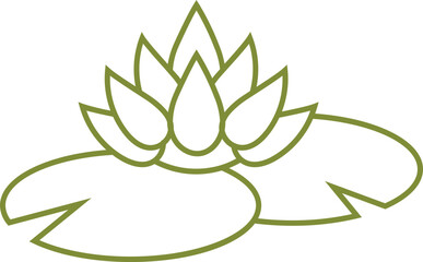 Leaf Element Outline