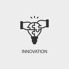 Innovation vector icon illustration sign