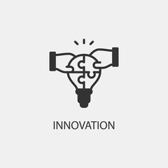 Innovation vector icon illustration sign