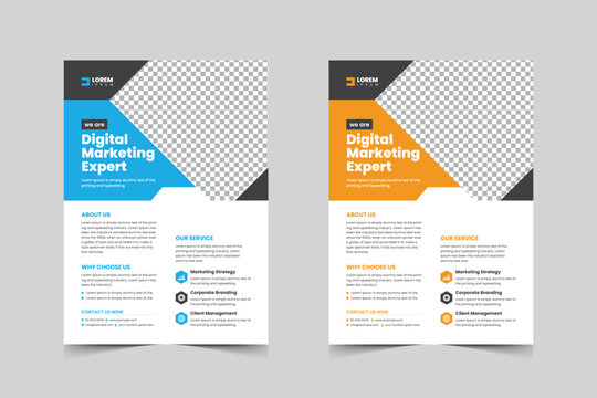Corporate flyer template design for a business proposal,Modern, advertisement, marketing, promotion