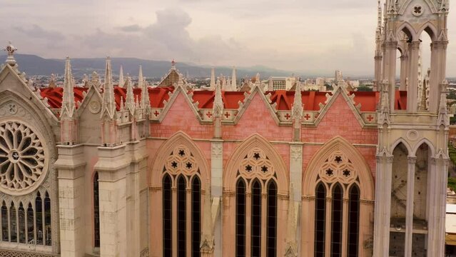 The Expiatory Temple of Le&oacute;n, Mexico is an impressive neo-Gothic building with an 82-meter-high tower, built in 1921 to atone for the sins of the city.
