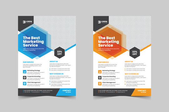 Corporate flyer template design for a business proposal,Modern, advertisement, marketing, promotion