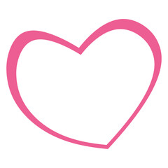 hand drawn cute heart