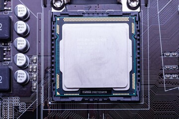 Circuit board with micro-chips and other electronics components