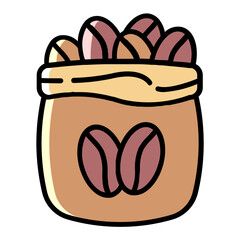 coffee, bean, seed, roasted, brown