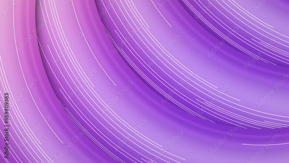 Leinwandbilder Abstract animated background of geometric shapes. 3d rendering loop animation