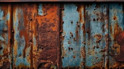 rusty metal wall texture background