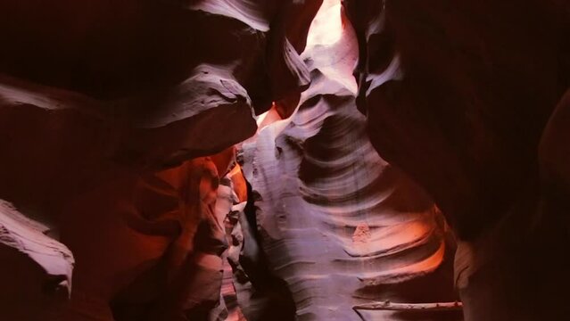 Sandstone formations of Upper Antelope Canyon, USA