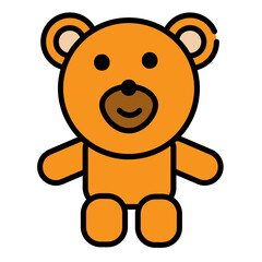 Obraz premium doll bear toy icon