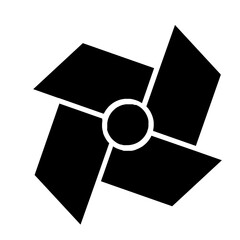 windmill toy icon