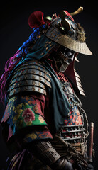 Colorful samurai