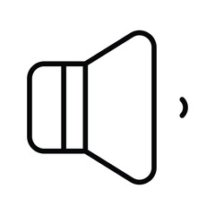 Volume icon with white background stock illustration