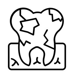 broken tooth