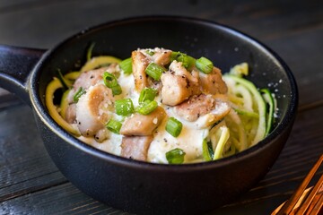 High angle closeup of Zoodles Skil