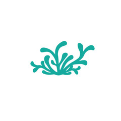 coral logo icon symbol design vector