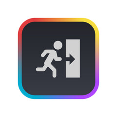 Exit - Pictogram (icon) 