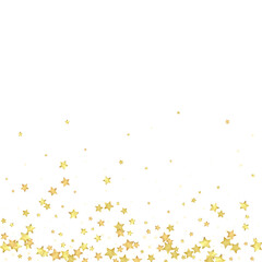 Magic stars vector overlay.  Gold stars scattered