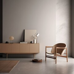Minimalistic design living room