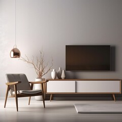 Minimalistic design living room