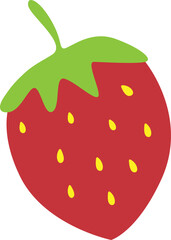 Simple Strawberry Svg