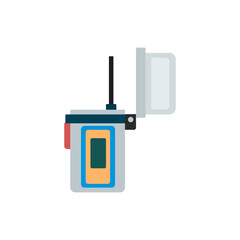 Decompression computer illustration in color cartoon style. Editable vector graphic design.