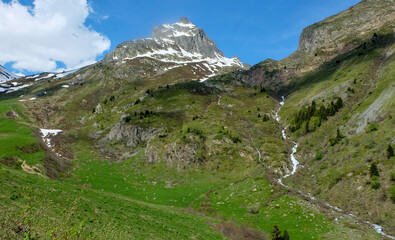 Fototapeta na wymiar Alpen in Frankreich - Route des Grandes Alpes