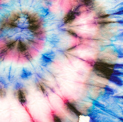 Color Spiral Tie Dye. Tye Swirl Design. Trippy