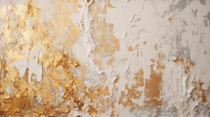 Fototapeta premium Messy wall texture. Illustration AI Generative.