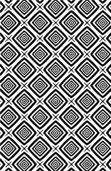 Modern seamless geometric hexagon shapes repeated pattern design vector element in black color 