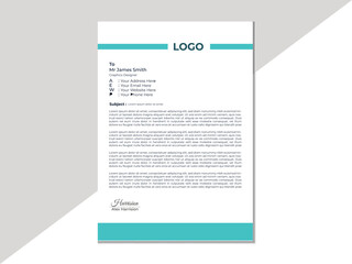 Modern Creative & Clean business style letterhead. 