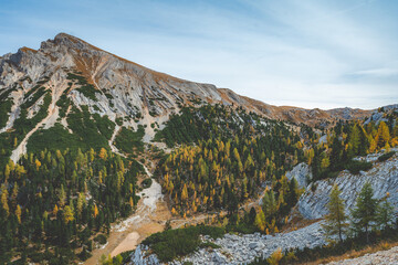 Autumn in the Dolomites Italy 