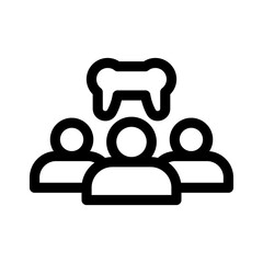 team game icon or logo isolated sign symbol vector illustration - high quality black style vector icons
