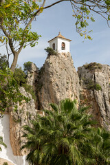Fototapeta na wymiar Church and Landscape, Guadalest; Alicante; Spain