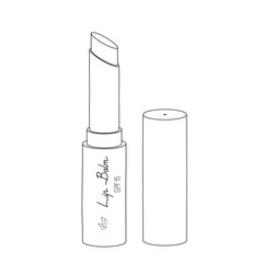 Lip balm vector in isometric style. Set of skin care. Skin care black and white vector in doodle style. Skin care items. Skin care products. Cosmetic products. Cosmetic items. EPS 10