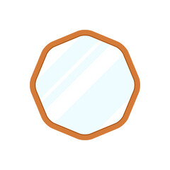 Aesthetics Mirror Frame Vintage Glass