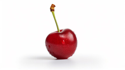 isolated juicy looking red cherrie 