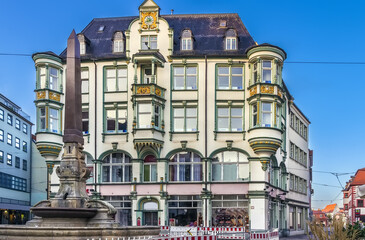 Fototapeta premium Street in Erfurt, Germany