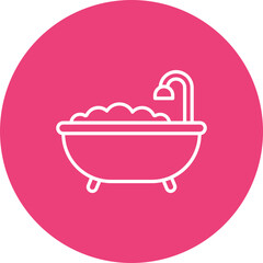 Naklejka premium Bathtub Icon
