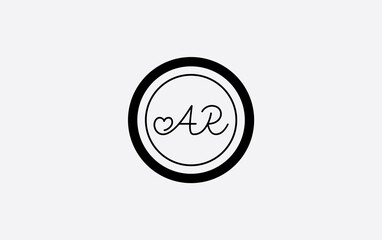 Camera lens logo. Love font circle sign monogram. love logo and heart font design 