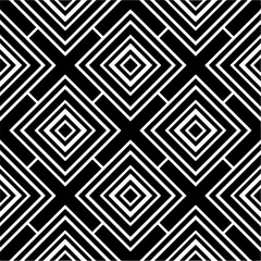 Black and white abstract patterns.Seamless monochrome repeating pattern for web page, textures, card, poster, fabric, textile.