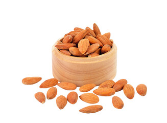 almonds isolated on   transparent png