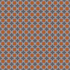 Abstract circle shape geometric motif pattern